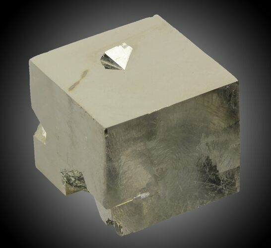 Wide Pyrite Cube - Navajun, Spain #30995